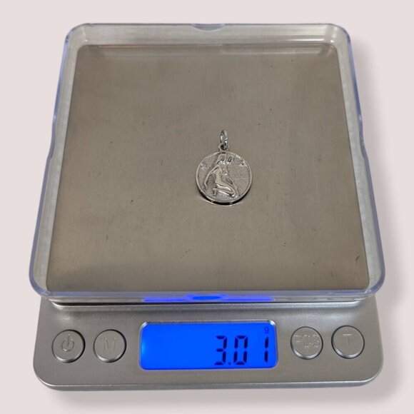 Vintage Sterling Gemini Charm - Picture 4 of 4